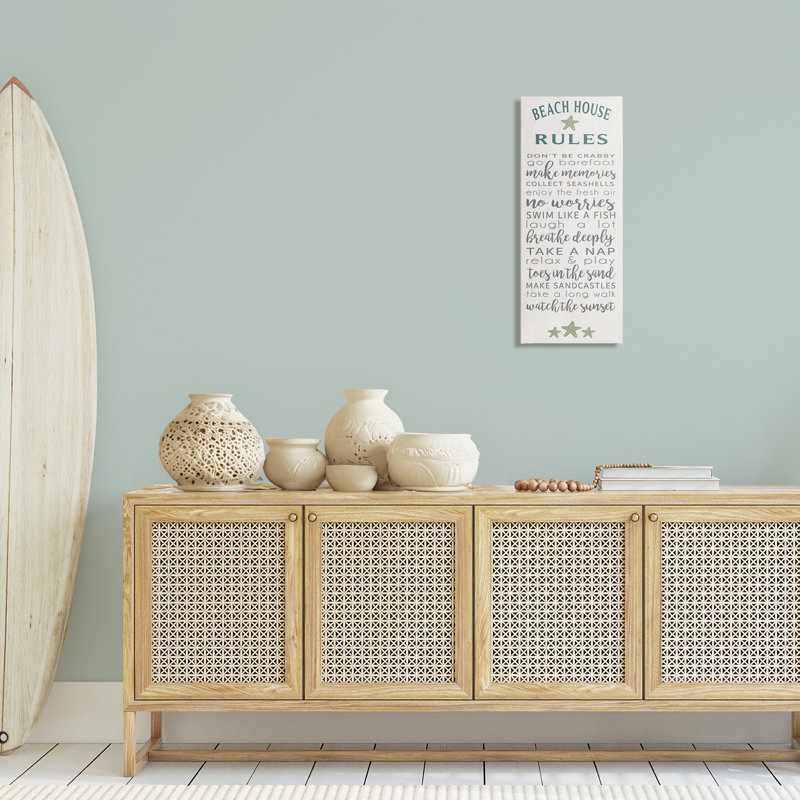 Fun Funations Beach Rules, conception de Seven Trees Design, H 30 po x l 13 po