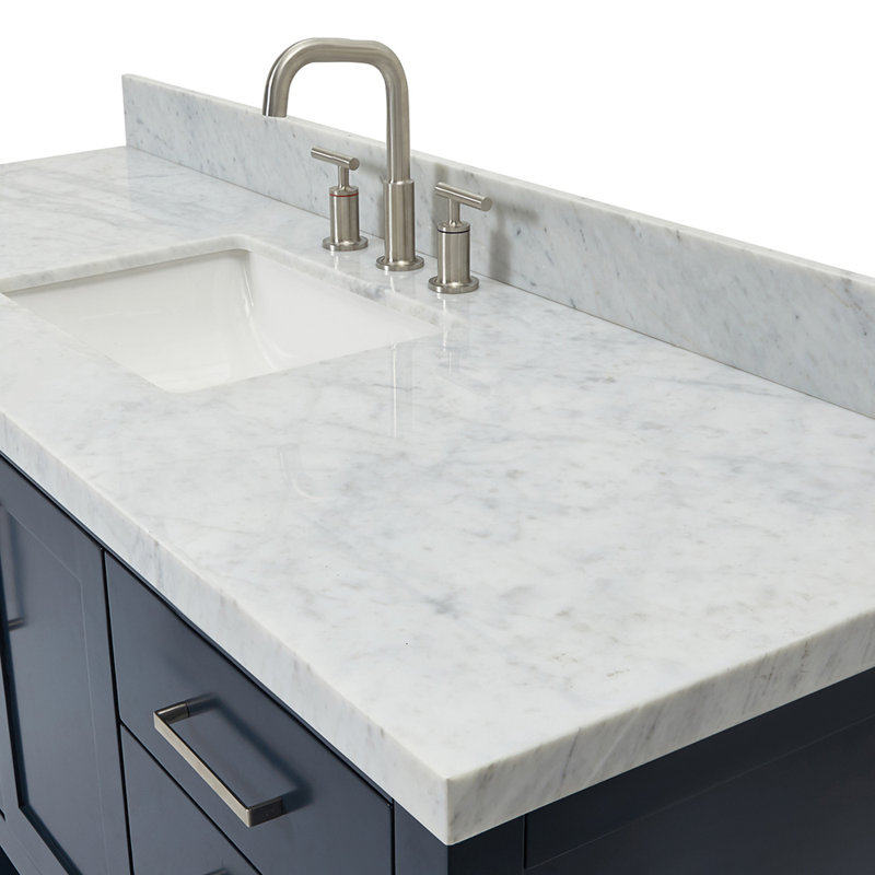 Magnolia Bath Vanity Rectangular Basin S061SCWRV, Midnight Blue, Rectangular