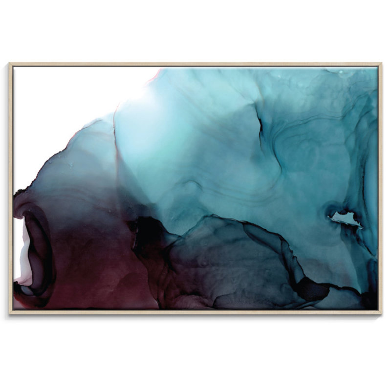 Wavelength by Fern Siebler - Painting on Canvas, Timber Floater Frame, 103.5 cm H x 153.5 cm W x 4 cm D