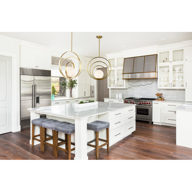 Elidge 1 - Light Single Pendant, Satin Brass