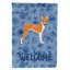 Caniche en polyester à 2 côtés 40 x 28 po standard welcome drapeau maison-957492923
