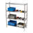 4 Tier Stainless Steel Adjustable Shelving-1653970567