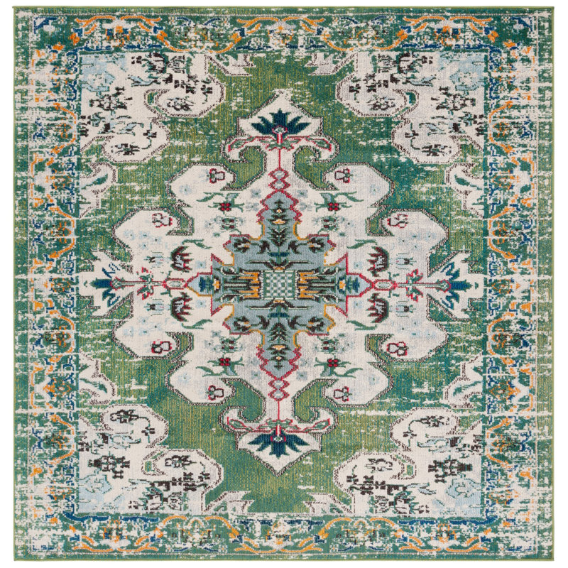 Madison Performance Southwestern Rug, Square 6'7"