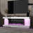 Modern TV Stand With Built-In Electric Fireplace, 66.5" Media Console With LED Lighting For Living Room Entertainment Center