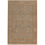 Wool Oriental Area Rug in Blue