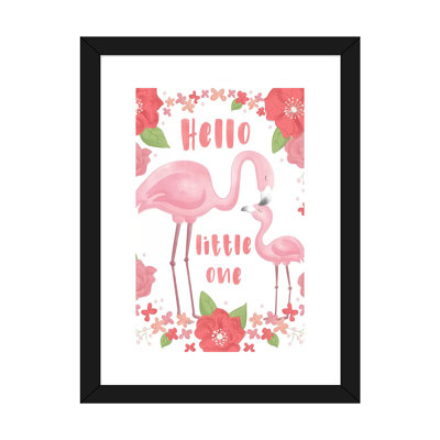 «Flamingo Dreams I» par Dana Saulnier - impression d'art graphique