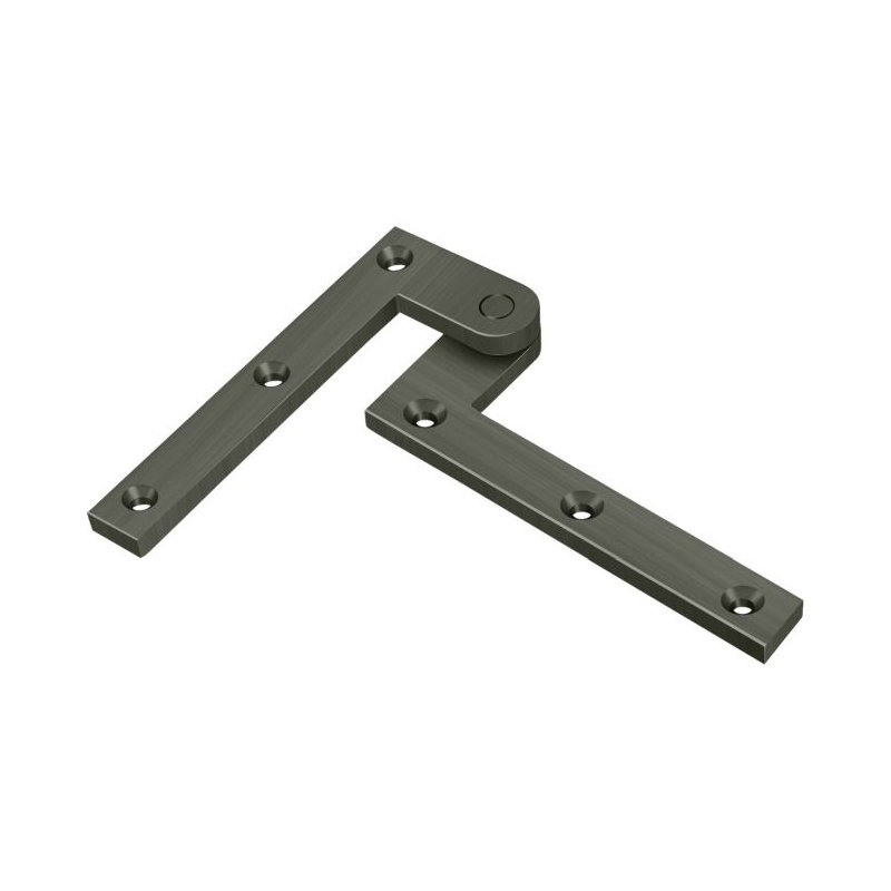 99'' x 16'' Butt Bearing Hinge, Antique Nickel