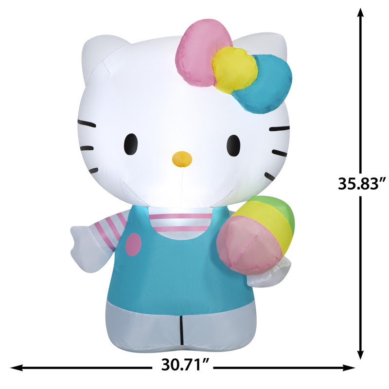 Airblown-Easter Spring Blooms Hello Kitty-Sanrio
