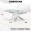 Table basse ovale moderne Modern