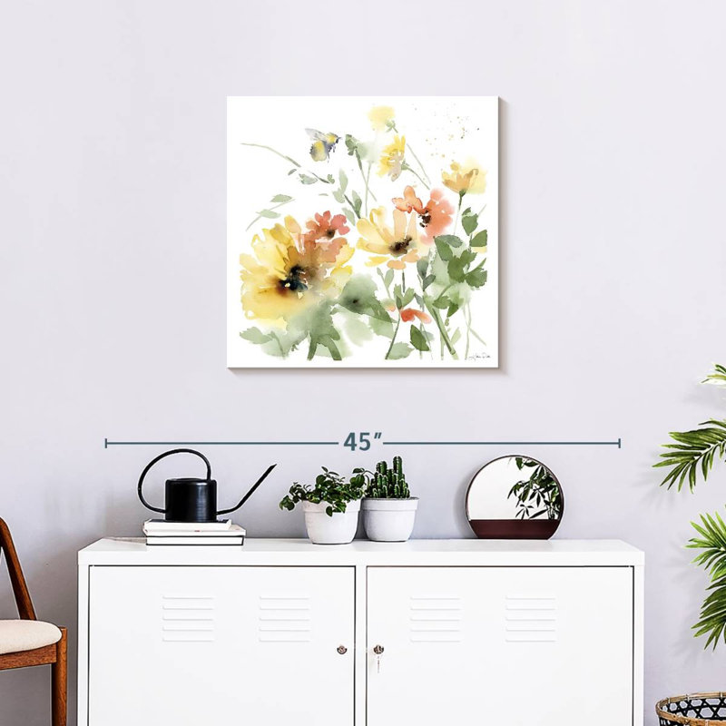 Harnek Sunflower Meadow I, 24" H x 24" W