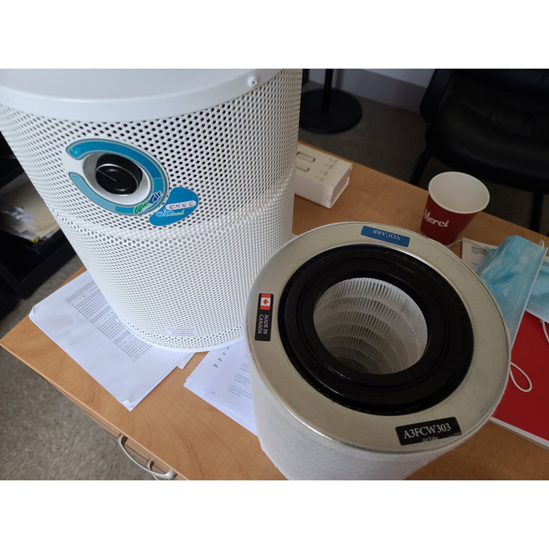 Purificateur d'air ambiant HEPA AirMedic Pro 5 HD Exec, Rouge