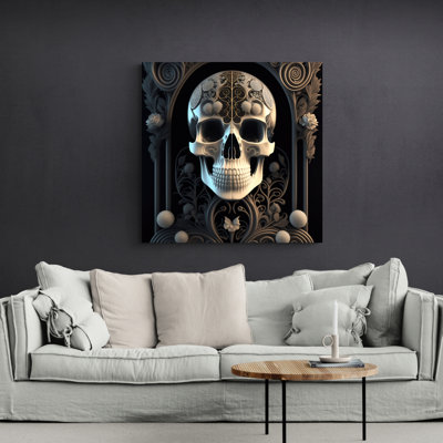 " Carnation Skull " by Stephen Chambers
