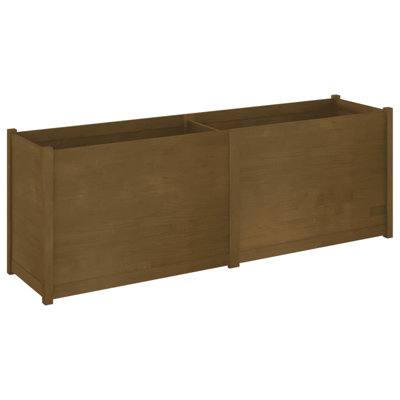 Boîte à fleurs en bois pour l'extérieur