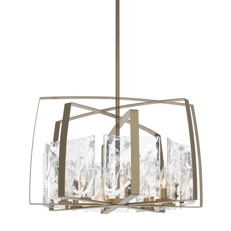 Arc 8 - Light Chandelier, Soft Gold