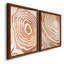 «Wood Grain Suminagashi III», ensemble de 2 impressions encadrées-291848178-291848179