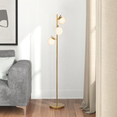 Willenhall 66.5'' Golden Tree Floor Lamp