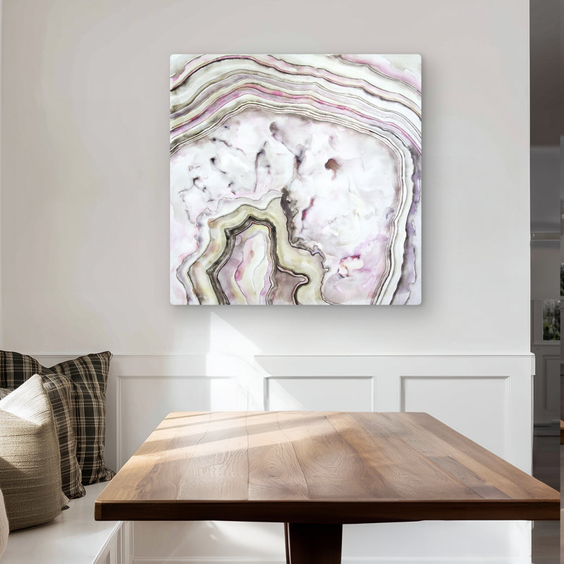 Agate Abstract Minerals Metal Print - Unique Home Decor