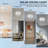 LED Solar Ceiling Pendant Lights With Remote Control Garden Wall Lamp Waterproof