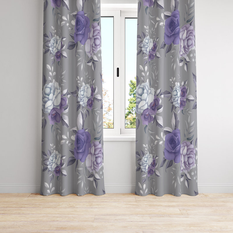 Semi Sheer Curtain Pair, 20" W x 52" L