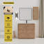 Meuble-lavabo simple 40 po avec lavabo et armoire d'appoint 40 po