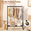 Bonville 110cm Rolling Clothing Rack-60500334