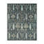 Tapis intérieur lavable à la machine 8 pi x 10 pi à motif abstrait à poils courts avec envers antidérapant vert foncé 8 pi x 10 pi-1318366918