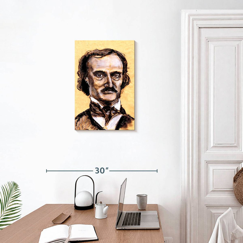 Classic Edgar Allan Poe, H 24 po x l 16 po