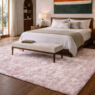 Tapis tribal Premium à poils longs lavable à la machine ADS41