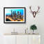 Moscow Russia Skyline in Abstract - Picture Frame Graphic Art Print-55725620-55725621