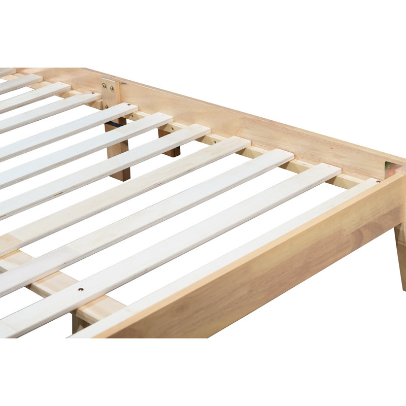 Élégant grand lit avec tête de lit en molleton doux, fabrication en bois d'hévéa, superbe velours moelleux soutenu par un solide
