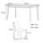 Light luxury modern small apartment table set-110959963