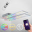 Perspections Smart Wifi Ceiling Light LED RGB Dimmable CCT Ceiling Lamp Remote Control App 48W