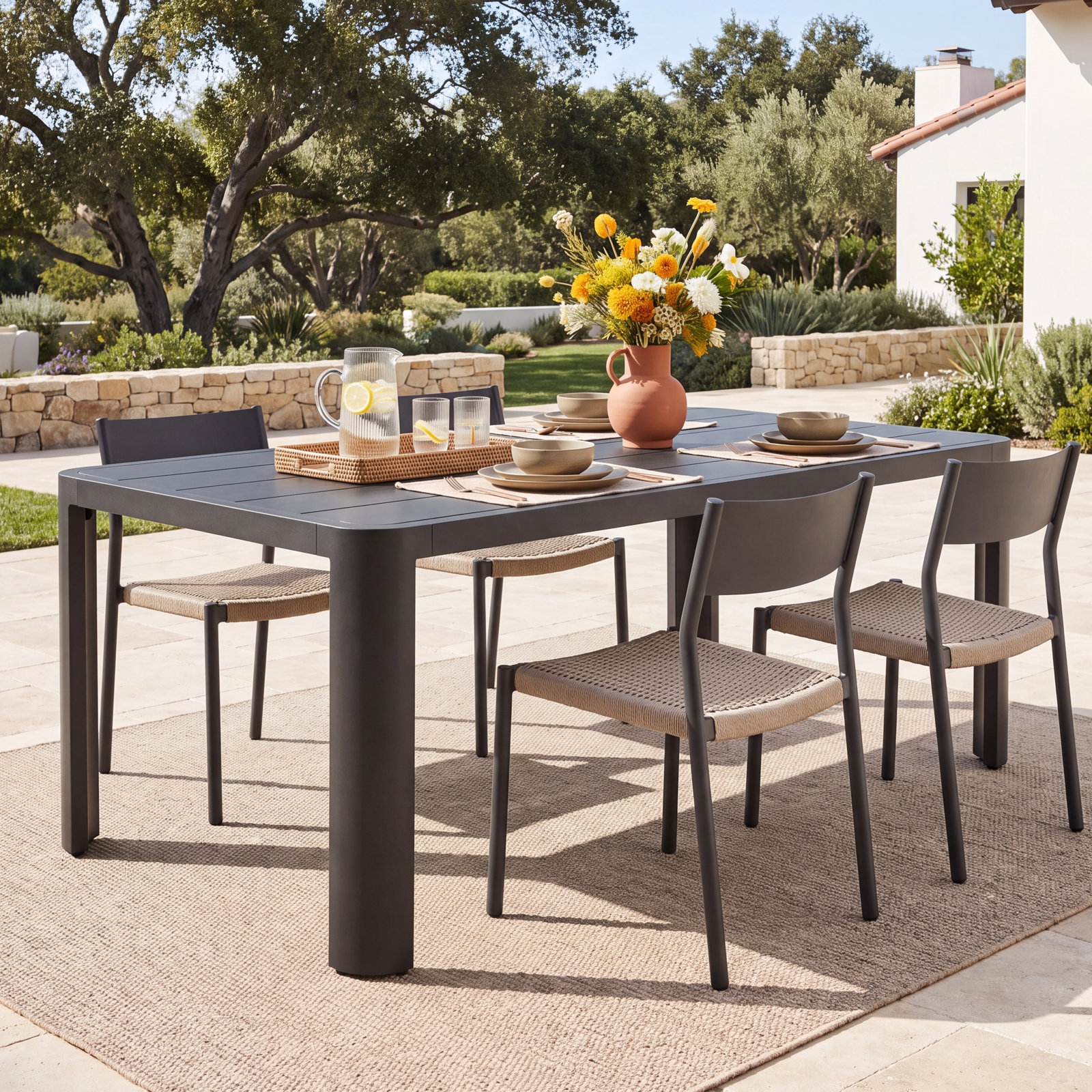 Johnny 74" Patio Dining Table