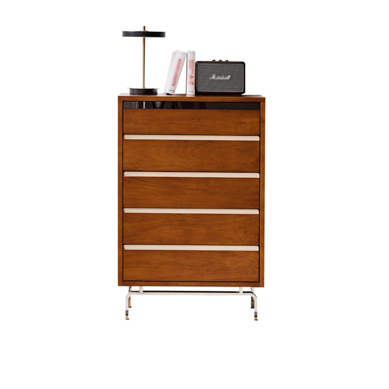 Commode d'appoint nordique de style rétro