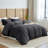 100% Cotton Waffle Weave Duvet Cover Set-135355227-135355230
