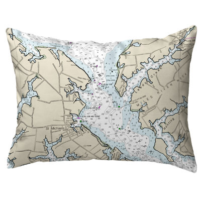 Outdoor Reversible Throw Pillow