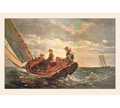 " Breezing Up " by Winslow Homer