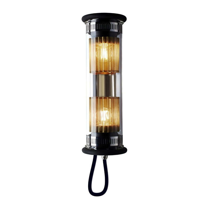 2 - Light Flush Mounted Sconce, Gold, 4.9" H x 14.57" W x 5.5" D