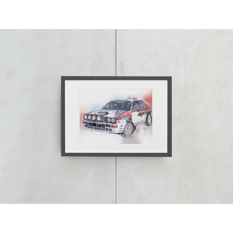 Rally Car - Single Picture Frame Print