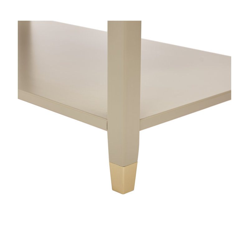 Athina Frame Coffee Table with Storage, Clay, Clay