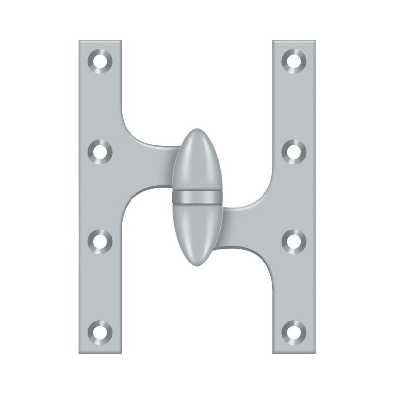 Hinge, Left Hand, Brushed Chrome