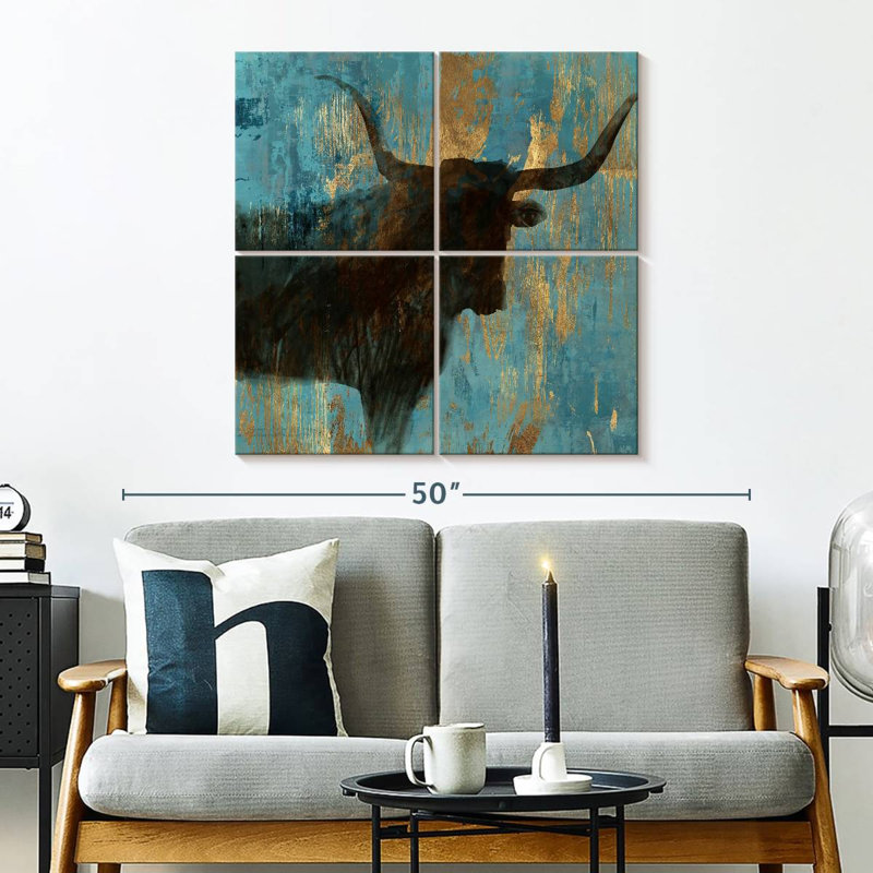 Brampt Bison I, 32'' H x 32'' W
