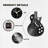 Black Guitar Music Wall Clock Instrument Art