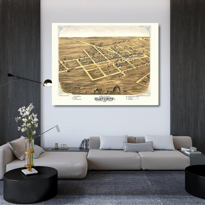 Lark Manor™ Ruger Gallery Wrapped Canvas Art Titled: Manteno Illinois, Ruger 1869 ILMA0005