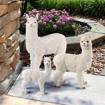 Baby Alpaca Garden Statue