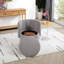 Fauteuil pivotant à 360 degrés avec espace de rangement, idéal pour la chambre à coucher et idéal pour les patios extérieurs-661498054