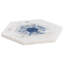 Ako 6" Hexagon Marble Micro Mosaic Tile-613342630