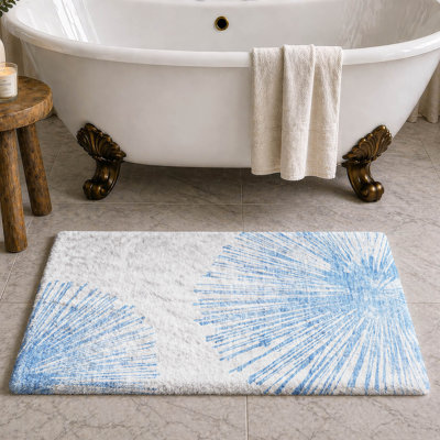 Tapis à poils longs lavable à la machine de qualité supérieure ADS642