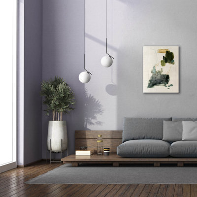 Toile épique Graffiti «Lush Tectonic 2» par June Erica Vess, 26 po x 34 po