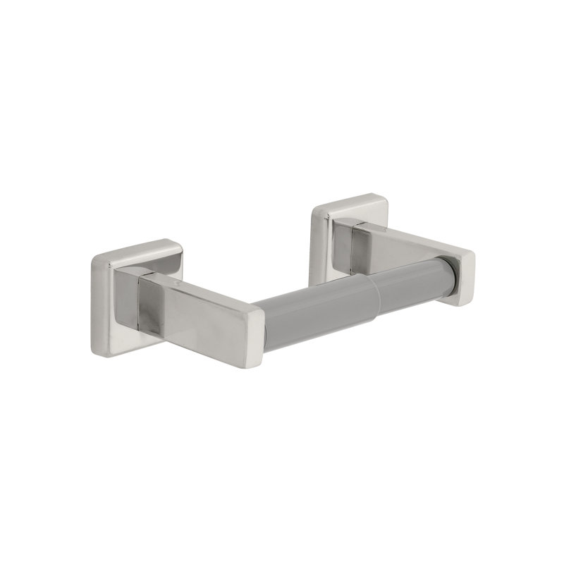 Century Wall Mounted Toilet Paper Holder, Bright Stainless Steel